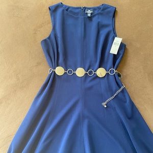 American Living - Blue fit and flare dress (NWT)